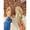 Flip-flops womn summer slippersg large size flat bottom sandals shoes