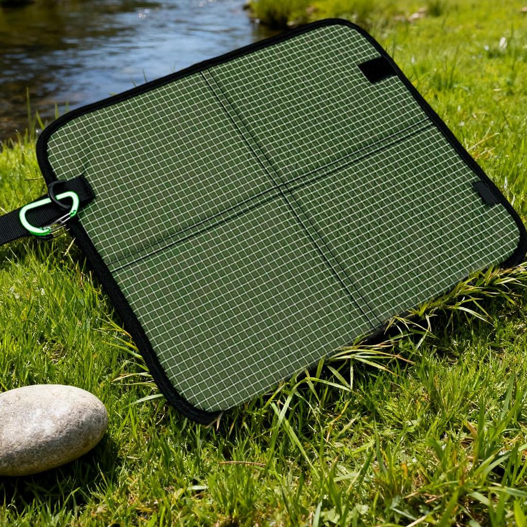 Stadium Seat Pad Anti-moisture Foldable Chair Mat With Carabiner Clip Portable Camping Seat Cushion For Hiking Picnic Travel