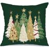 Xmas Trees Pattern Cushion Cover Home Textile Cushion Pillowcase  New Year Gifts
