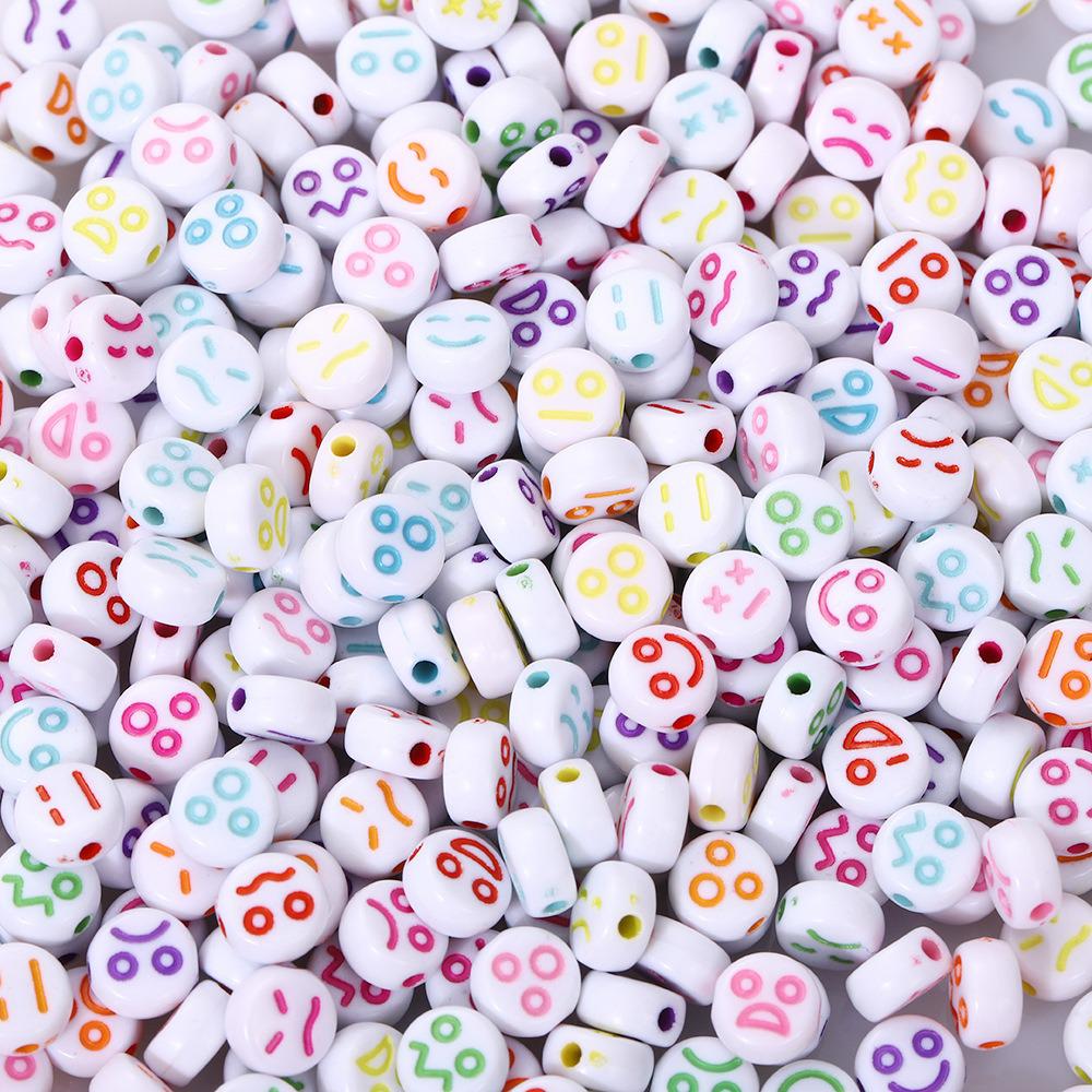 Acrylic Letter Beads for Kids' Jewelry Making – Educational DIY Beading Accessories