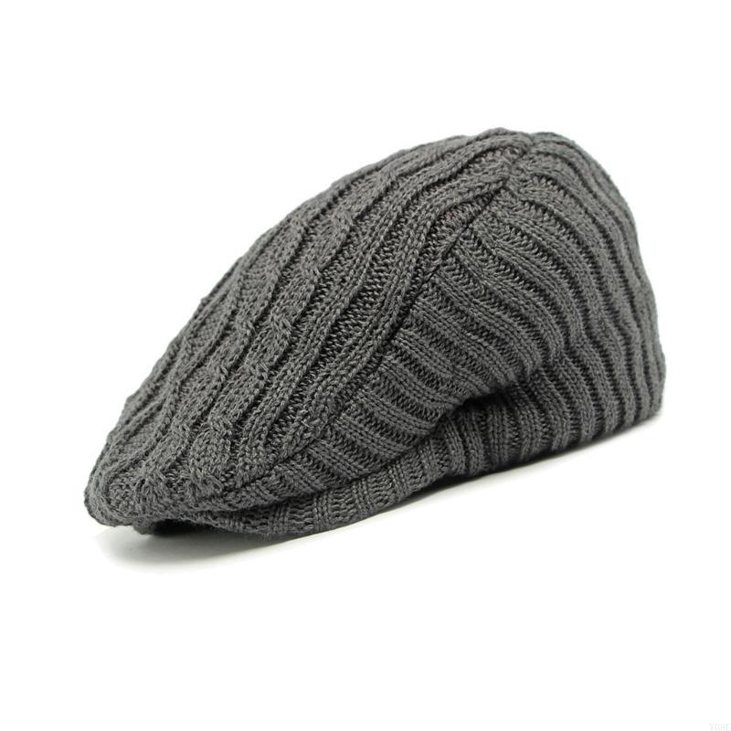 British Beret Hat Fleece Lined For Warmth Elastic Adaptive Fit Windproof Design Suitable For Both Men And Women Y08E