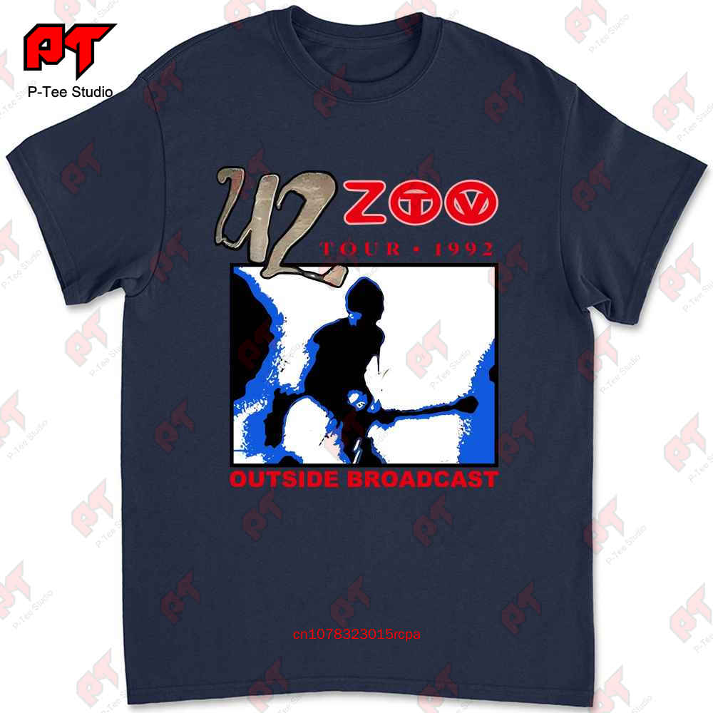 U2 Zoo Tv Tour 1992 T Shirt Outside Broadcast Rock Band Concert AWVK