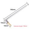 Telescopic Antenna for FM Radio Wireless Alarm Receiver with 4 Section Extension Mechanism and 360 Degree Adjustable Swivel Base
