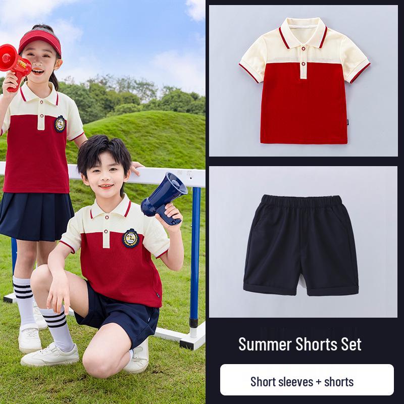 Children's Windbreaker Uniform: 3-Piece Set for Primary School - Detachable for Spring, Autumn, and Winter Wear.