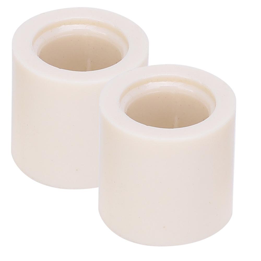 40pcs White Pool Stick Tips White Fiber Billiard Cue Ferrules Pool Cue Ferrules  Billiards Repair