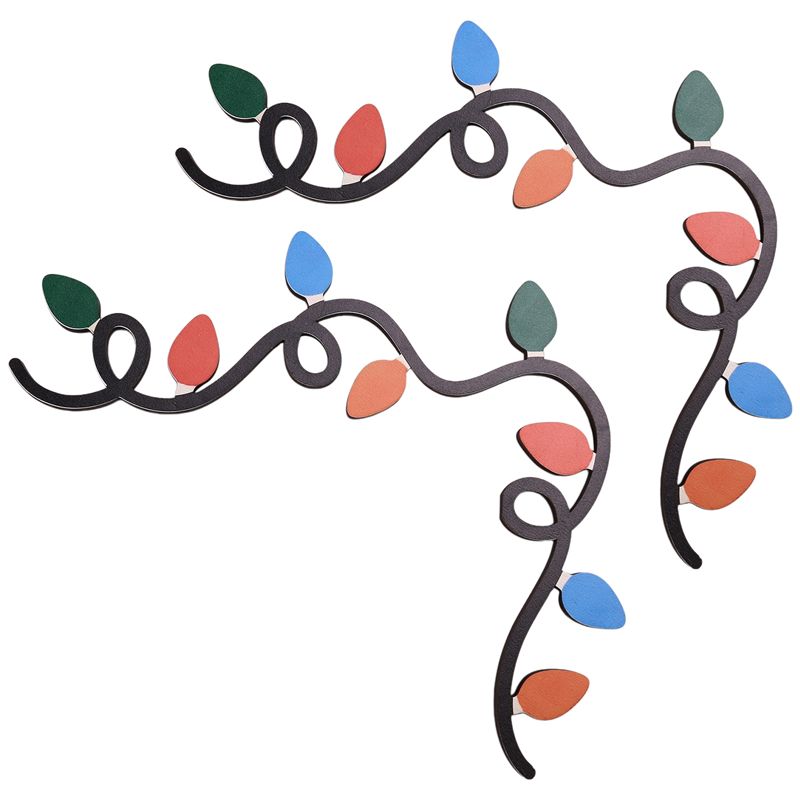 

M-Modern-Christmas Door Toppers Decor, Top Door Frame Corner Sign Decorations, Home Frame Decor Ornament For Home Decor