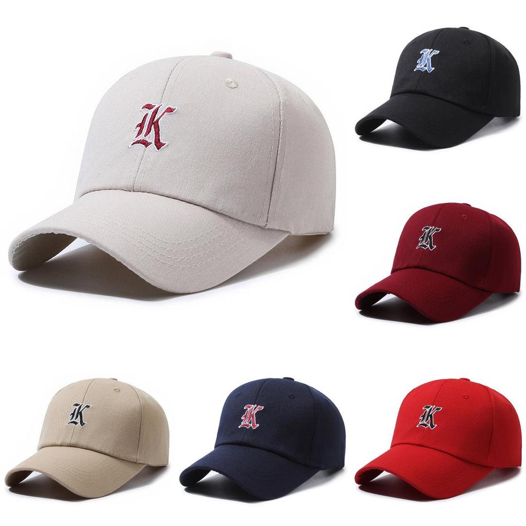 Embroidery Baseball Alphabet Cap Trendy Casual Hat Adjustable Sun Protection