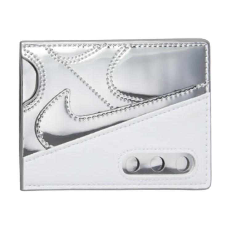 Nike Leather Card Holder Regular Unisex Silver HQ6914-013
