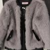 Jacket women's imitation fox fur splicing winter new short thickened plush fur coat