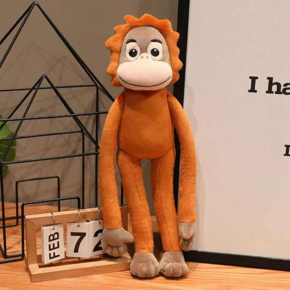 Stuffed Doll Large Plush Monkey Doll Long Arm Orangutan Plush Doll Room Decor