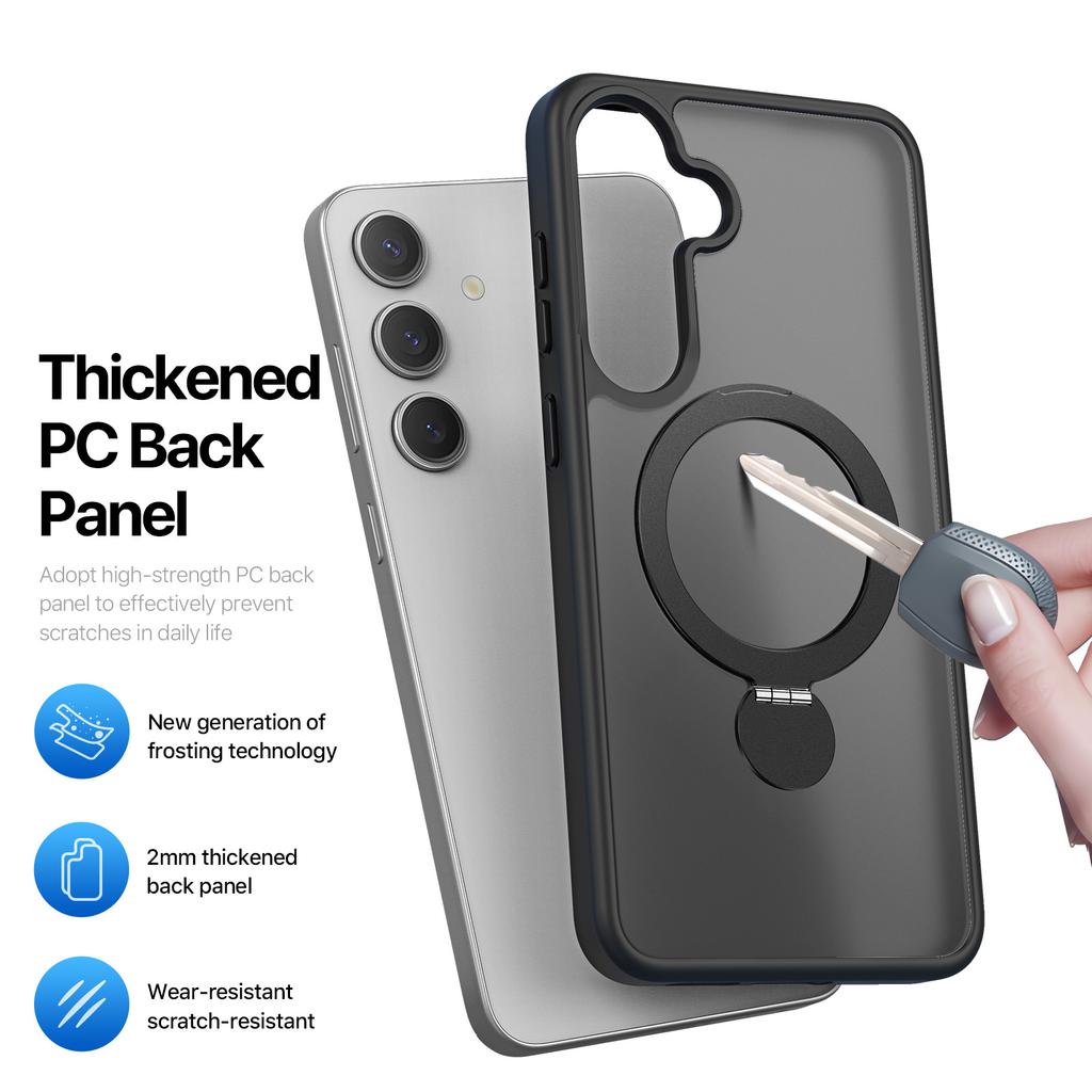 Für Samsung Galaxy S25+ Hülle DUX DUCIS Yind Serie PC+TPU Handyhülle Kompatibel mit MagSafe mit Aufsteller