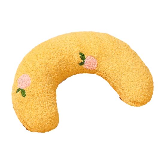 U-Shaped Cat Pillow for Cervical Support Small Soft Plush Sleeping Pad for Kittens Cats Comfortable Cushion for Deep Sleep & Anxiety Relief