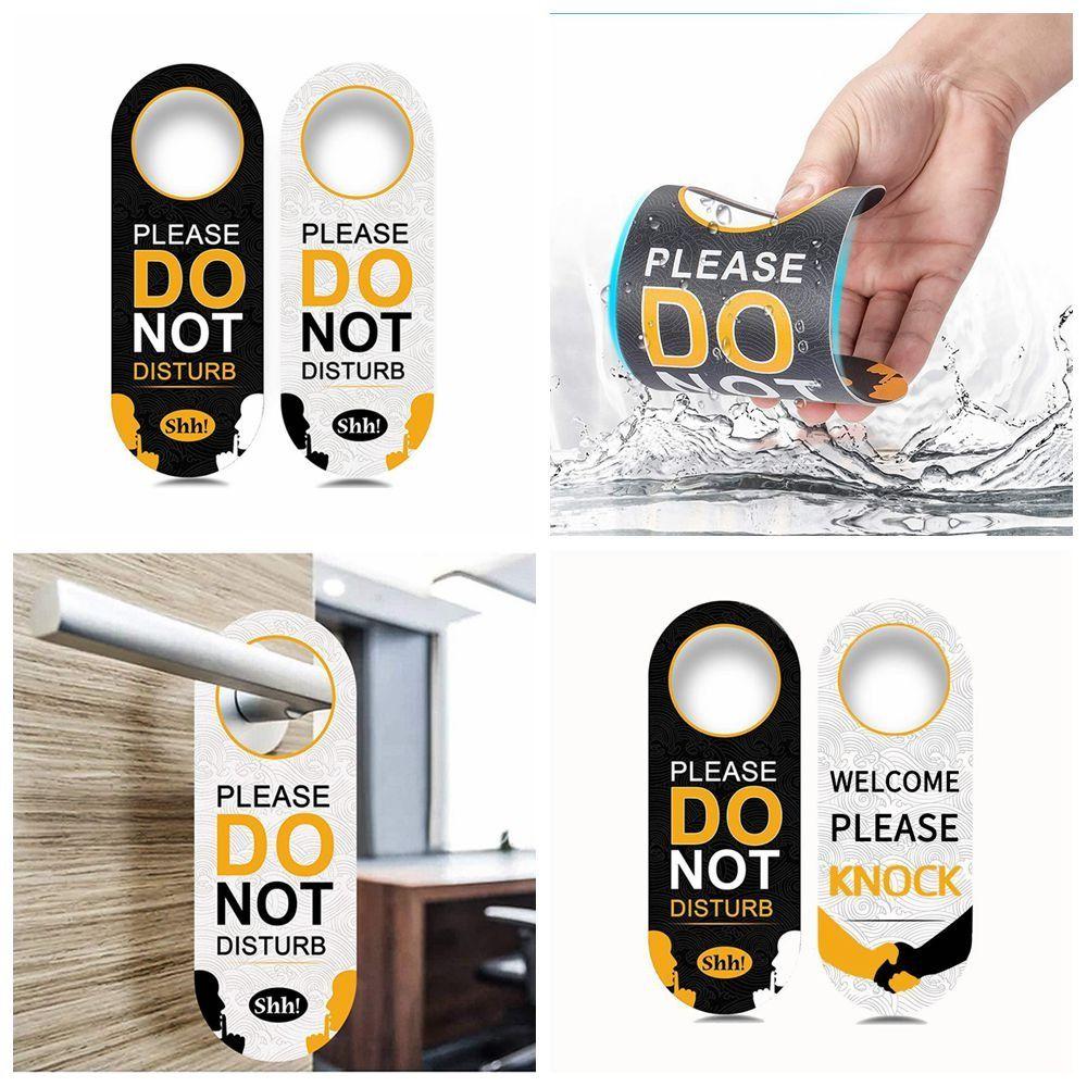 PVC Meeting Label Please Do Not Disturb Hotel Bulletin Board Door Hanger  Wall Decoration