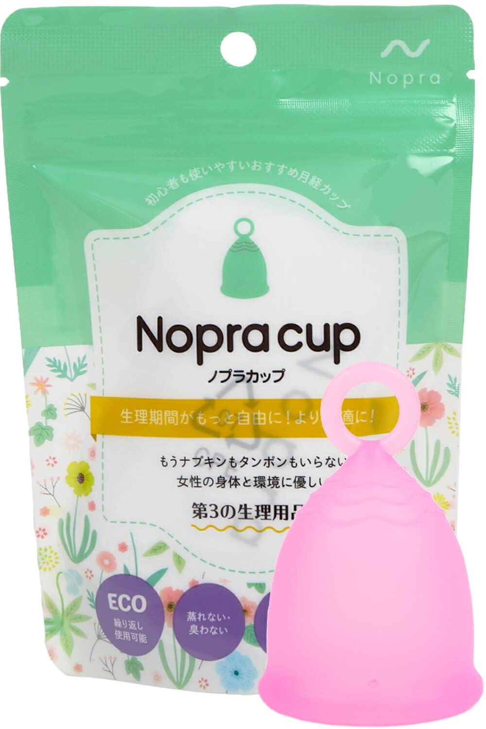 

Менструальная чаша Nopra типа кольца, (Розовый, Большой) розовый