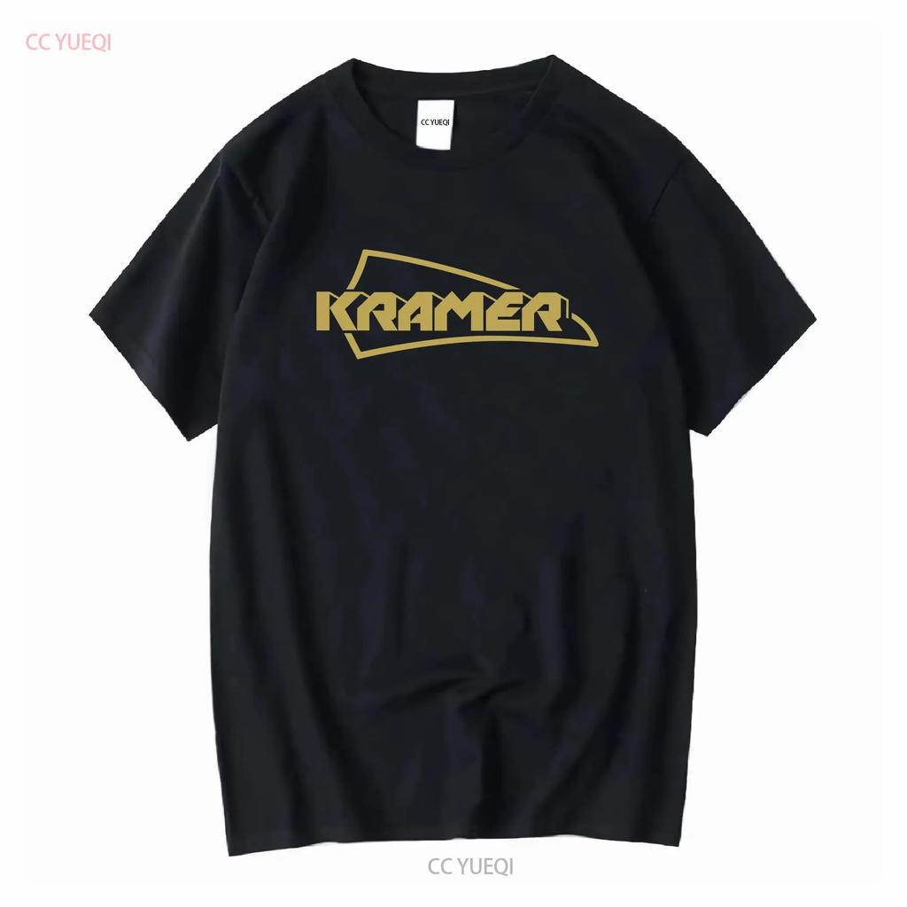 Kramer Logo Black T-shirt for Men and Women