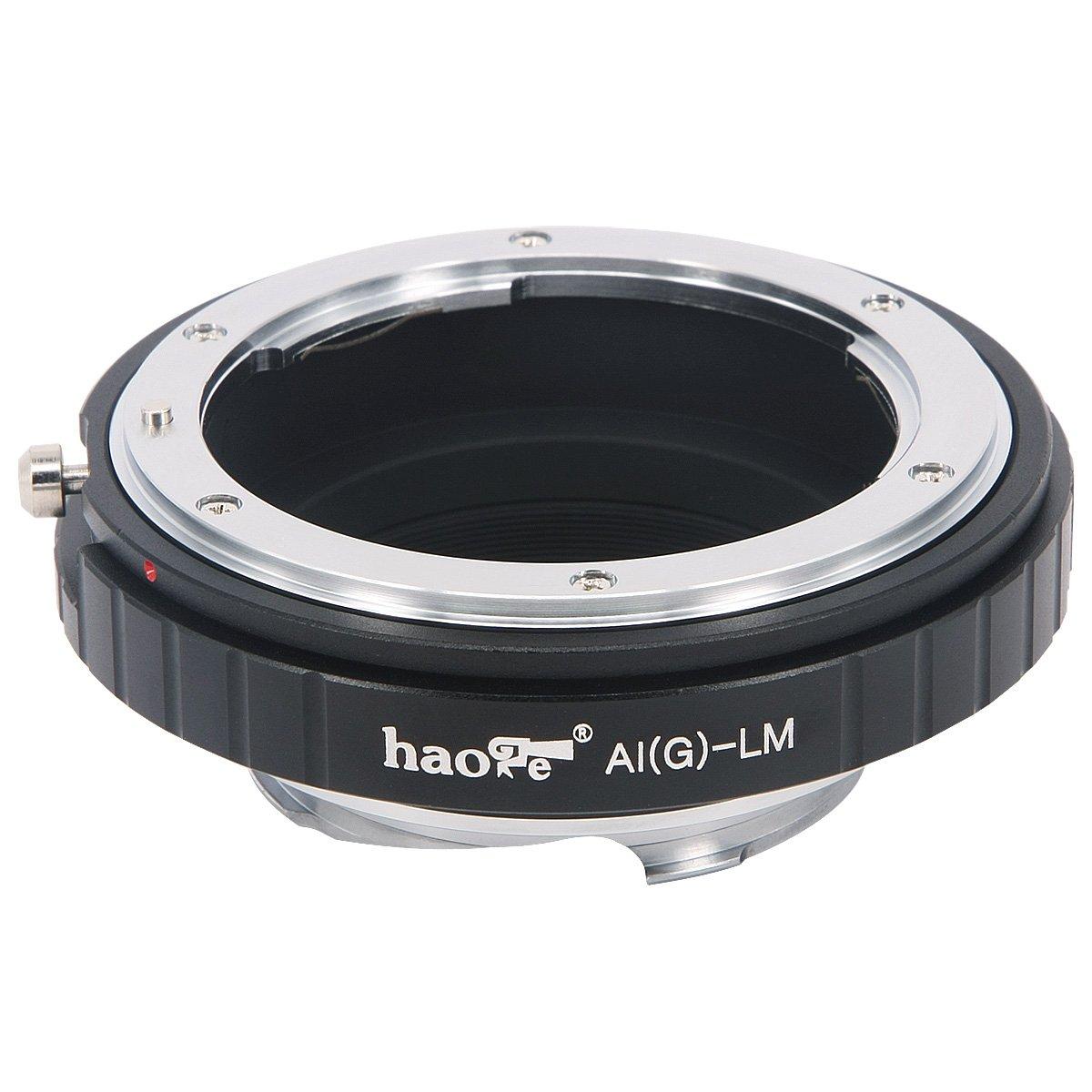 

Haoge Lens Mount Adapter for Nikon Nikkor F Lens to Leica M LM Mount including M AI/AIS/G/D Cameras, M240, M240P, M262, M3, M2, M1, M4, M5, M6, MP,