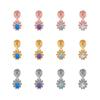 2021 New Men's and Women's Simple Titanium Sunflowers Body Piercing Nose Rings Fashion Lip Nails Nose Nails Ear Nails Jewelry