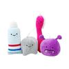 1Pc Cute Fun Plush Keychain Tooth Shape Pendant Mini Toothpaste Toothbrush Keyring Dental Cute Model For Kids Brushing Learning