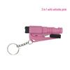 3-in-1 Safety Tool: Whistle, Car Window Breaker, Lifesaving Hammer Keychain