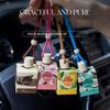 Car Fragrance Air Freshener Long Lasting Rearview Mirror Hanging Perfume For Home Office Bathroom Bedroom Interior Odor Removal