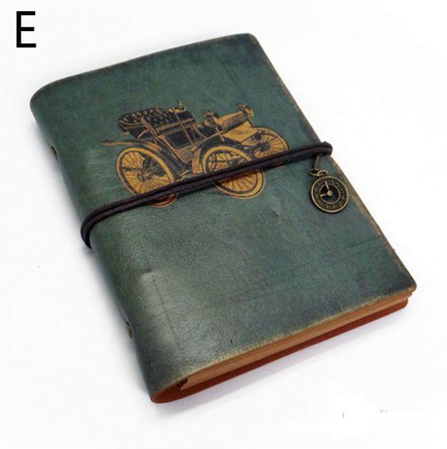 Vintage Stationery PU Leather Notebook Creative Kraft Paper Planner Sketchbook Agenda Diary Notebook