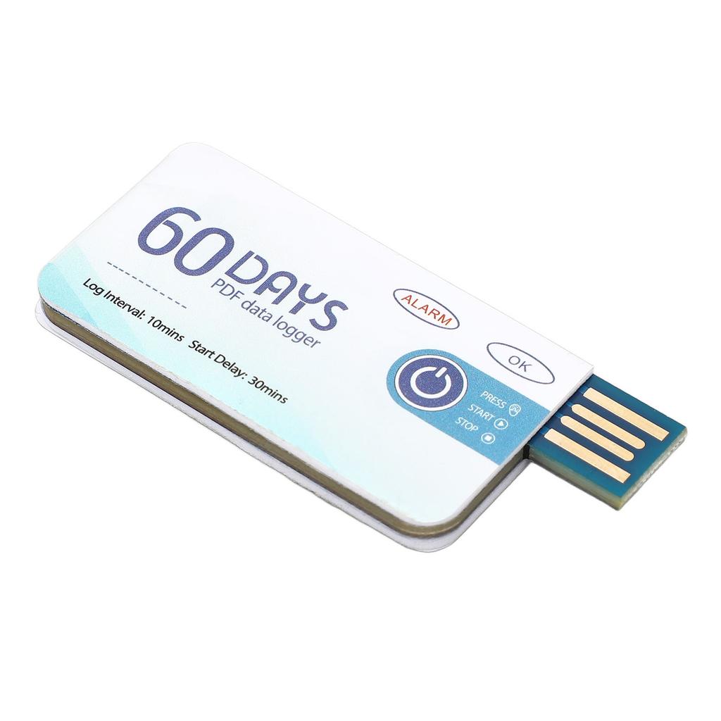 USB Temperature Data Recorder 10000 Groups Storage High Accuracy Disposable Portable Temperature Logger