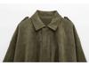 TAOP&ZA Women's Spring Suede Textured Bomber Jacket 4344155