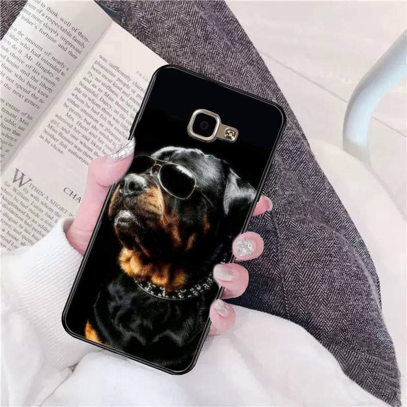 FHNBLJ Cute Rottweiler Dog Phone Case for Samsung A51 A30s A52 A71 A12 for Huawei Honor 10i for OPPO vivo Y11 cover