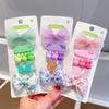 Children'S Hairpin Bag Cloth, Duck Bill Clip Cloth, Bow Root, Princess Hairpin, Cute Little Flower Girl Hair Accessories