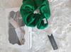 Jedwabna gumka do włosów scrunchie mulberry 6A zielona XL duża premium 6cm
