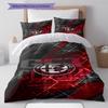 Alpha Romeo Pattern Bedding,Quilt Set Quilt Cover Pillowcase Home Birthday Gift (1 * duvet cover + 2 * pillowcase, without core)