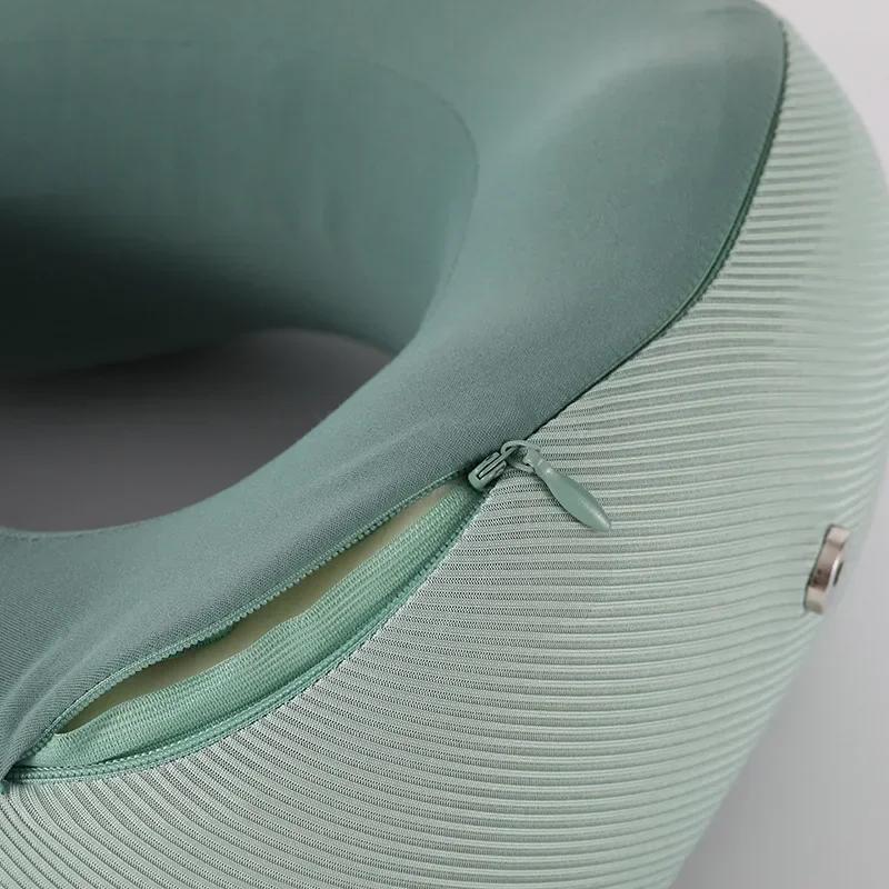 U-shaped Portable Neck Pillow Memory Foam for Office Travel Nap Cushion Soft and Comfortable Car Seat Home Decor