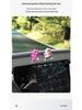 Bear Skateboard Car Ornament: Dashboard Center Console Cartoon for New Cars