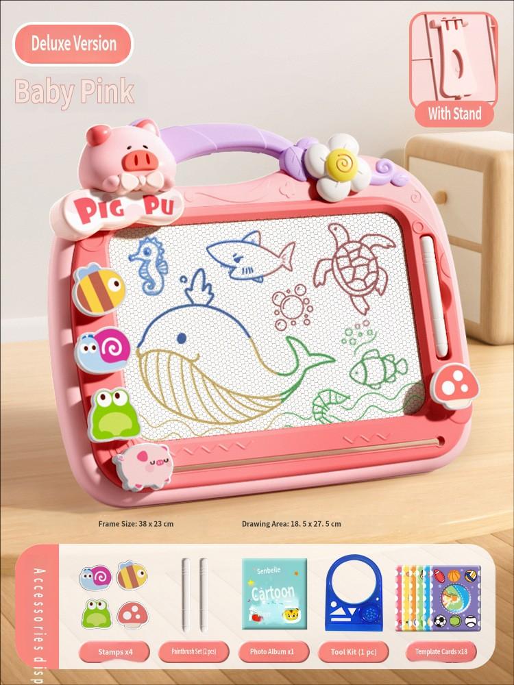 Children Drawing Board Magnetic Drawing Board Kids Toy Graffiti Board Toddler Writing Table Magnet Pen Color Painting Pad