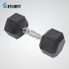 Qijun Hexagonal PU Anti-Roll Dumbbell