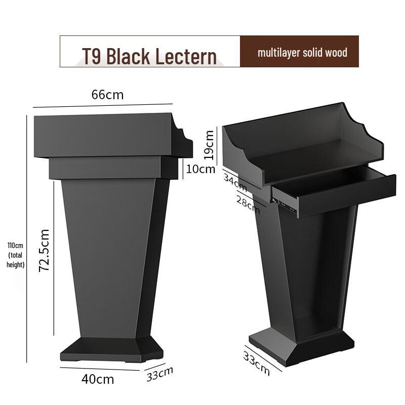 T9 Solid Wood Lecture Podium & Reception Desk