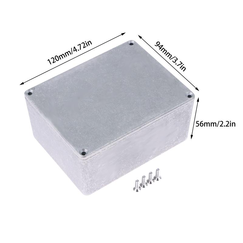 Guitar Accessories Guitar Effect Pedal Enclosure With Screws Die Cast Aluminium Box Enclosures Aluminum Stomp Box Enclosure