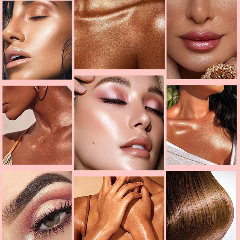 Highlighter Face Brightening Body Oil Full Body Brightening Beach Sexy Brightening Cream