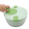 4L Vegetable Dryer PP Salad Spinner Multifunction Salad Drainer Bowl for Home Kitchen Green
