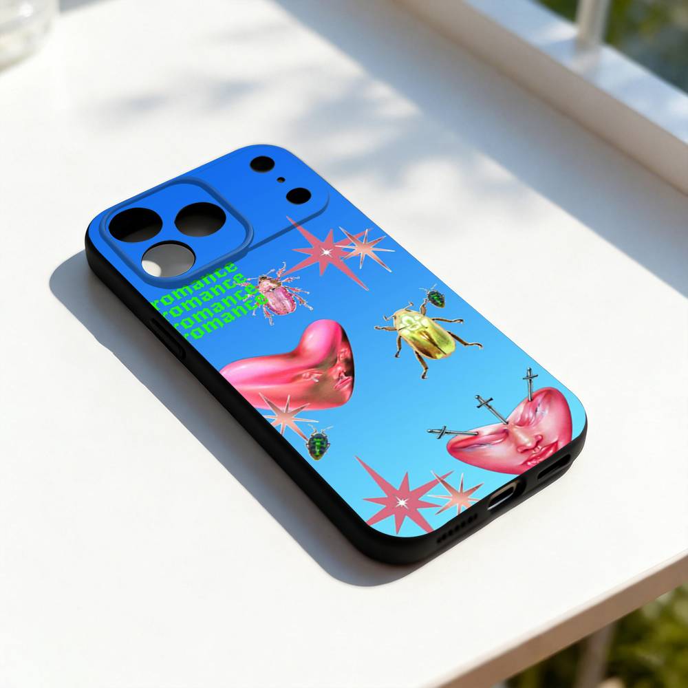 

Fontaines DC Romance Cool Phone Case For iPhone 17,16,15,14,13,12,11,Pro,Max,Plus,E,SE4,Air,Mini Black Soft Cover iPhone11
