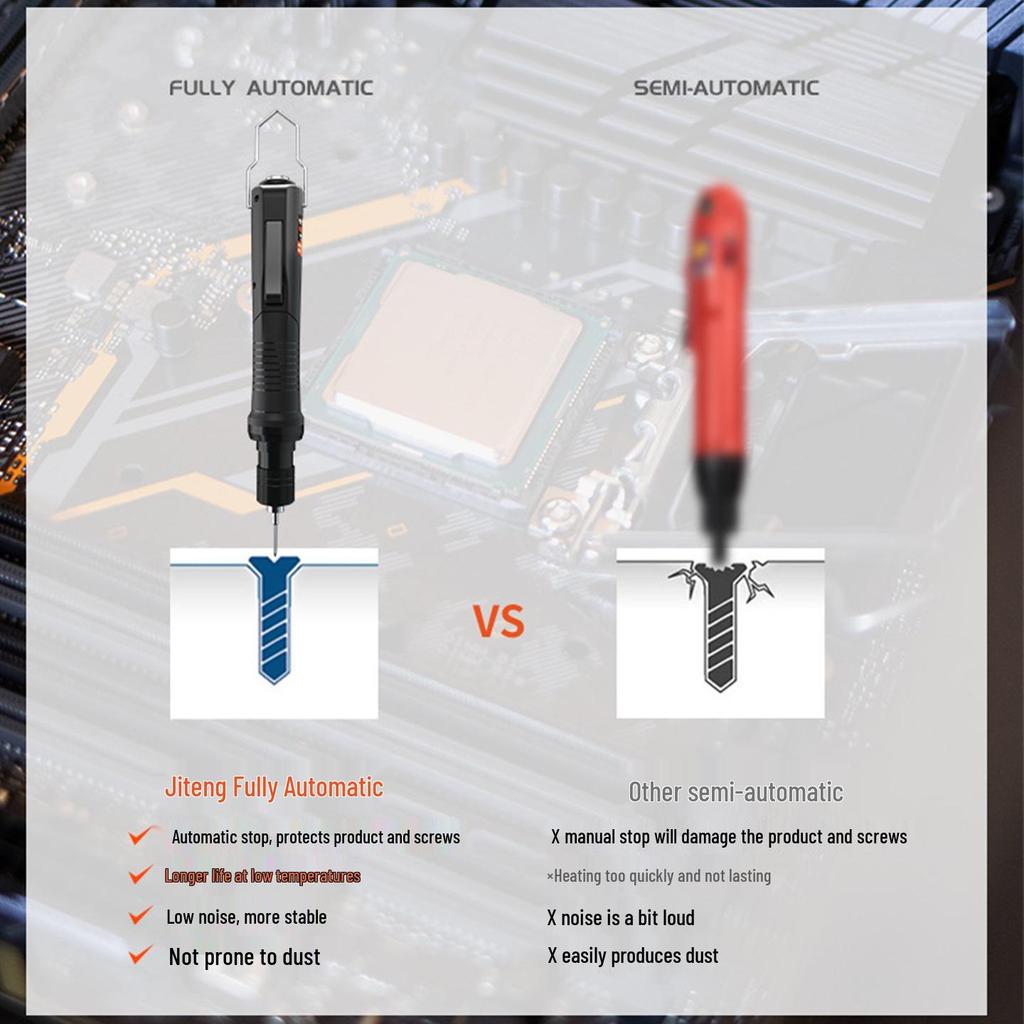 Industrial Grade Brushless Electric Screwdriver - Handheld, Adjustable Torque, Precision Tool