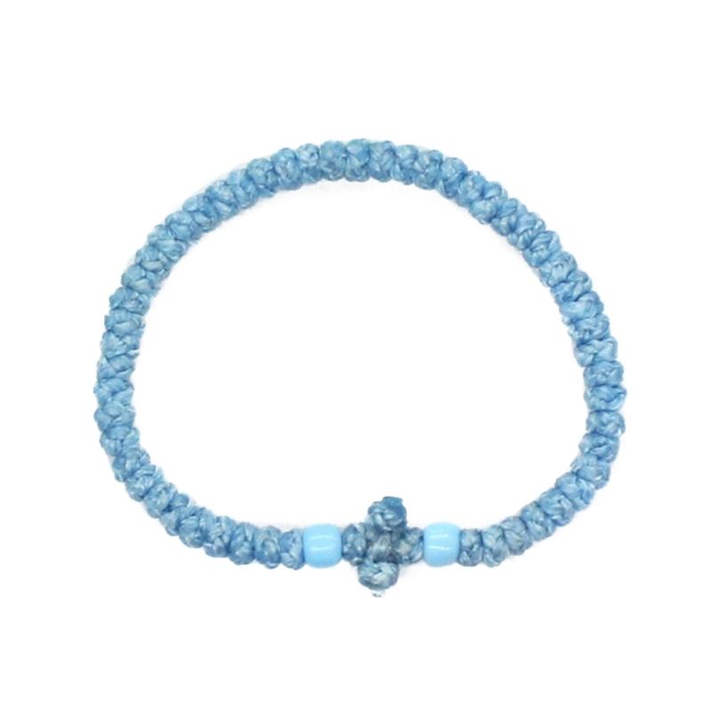 Verstellbares griechisch-orthodoxes Armband, christliches Gebetsarmband, handgewebt, Unisex-Armband, religiöses Handketten-Ornament