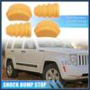 Front Upper Jounce Bumper Kit,Front Bump Stop,Jounce Shock Bumper Stop Replacement for Jeep Liberty KJ 2002-2007 52088705AB 52088684AB Pack of 4