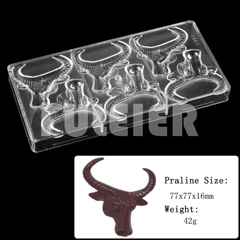 Belgian Polycarbonate Chocolate Mold For Baking BonBon Chocolate Candy Mould Cake Decoration Patisserie Mold Bakeware