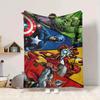 1Pc Avengers Assemble Heroic Teamup Blanket Soft And Comfortable Casual Warm Camping Travel Christmas Halloween Xmas Gift M928664