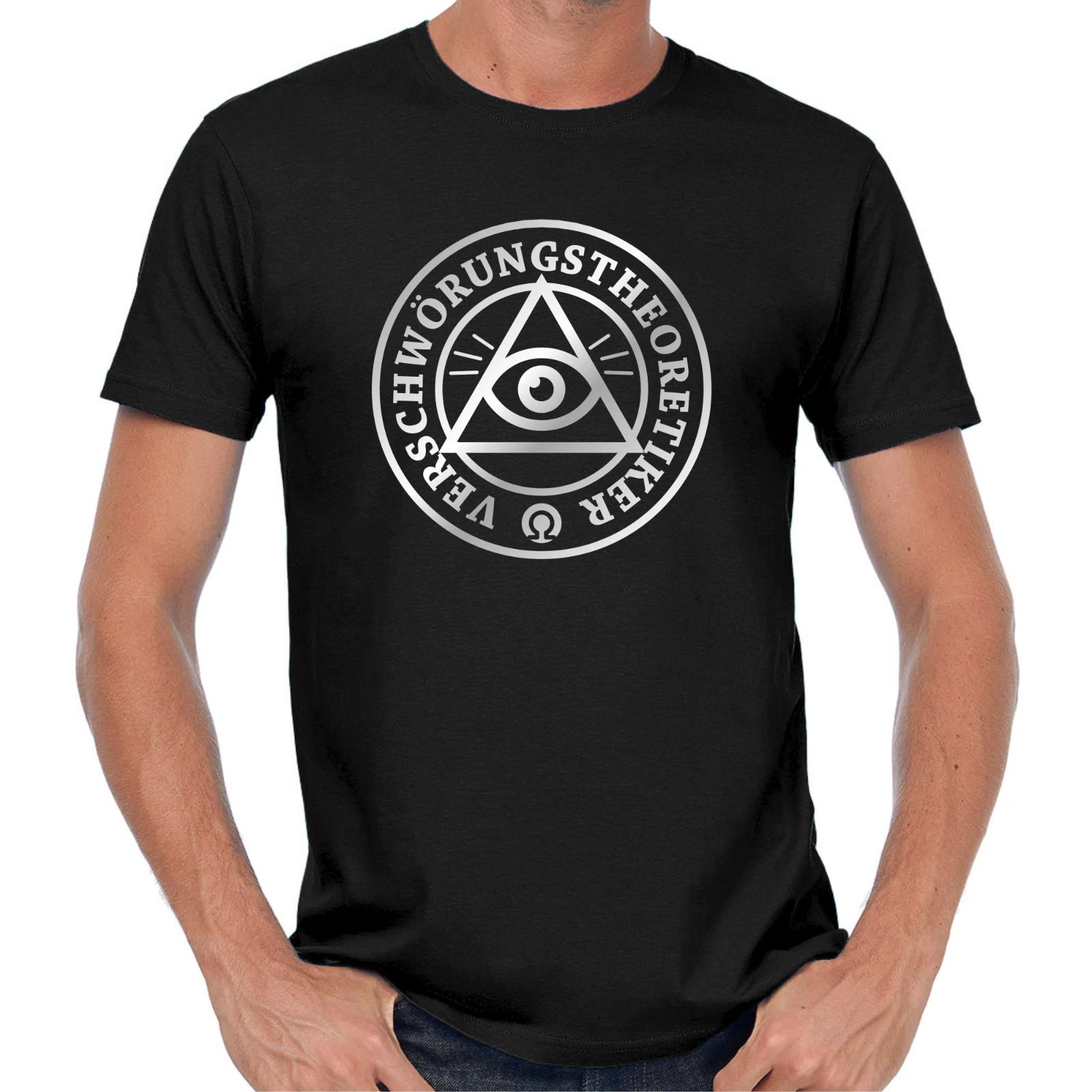 Men s and Women s T-shirts Conspiracy Theorists All-Seeing Eye Sayings Comedy Funny Fun XL