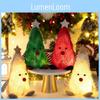 Christmas Tree Figurine With Led Lights For Holiday Decor And Festive Tabletop Display