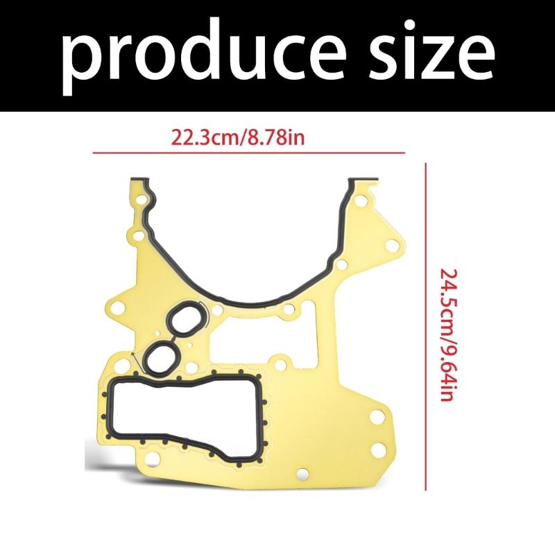 Heavy Duty Engine Timing Cover Gasket with Enhances Sealing Technology High Temperature Resistant Seal for Automotive