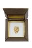 Neapolitan Mastiff, Mastino Napoletano II - Dog Brooch In Decorative Box, Elegant Gold-plated Pin, Art-Dog Brand Jacket Pin