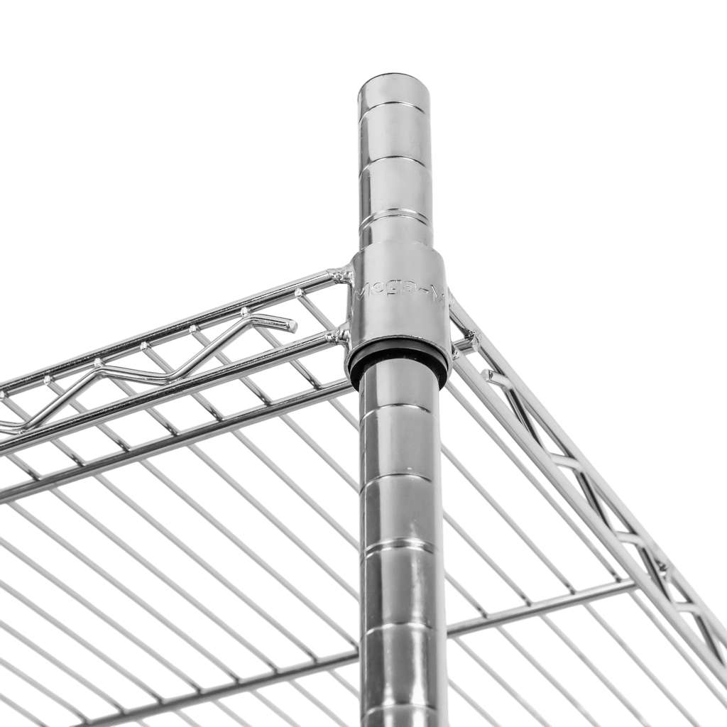 Chrome-plated catering rack Mega-M 4-shelf H-180 L-60 G-45 N